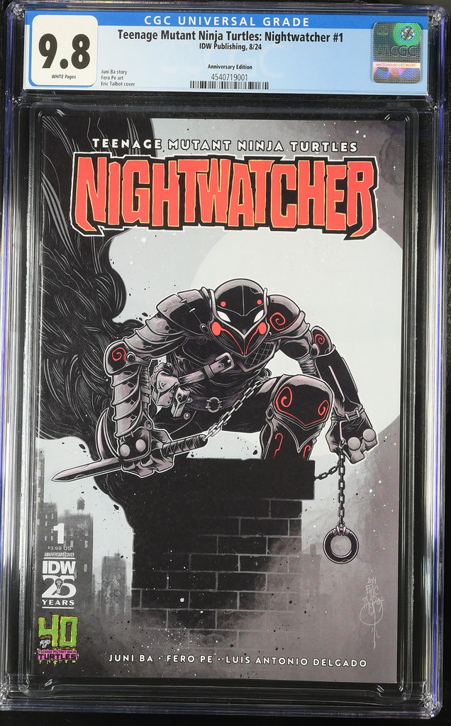 Teenage Mutant Ninja Turtles Nightwatcher 1 Talbot Variant CGC 9.8