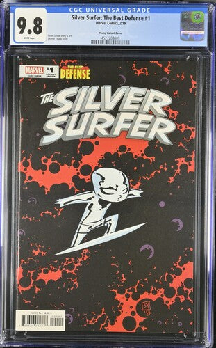 Silver Surfer the Best Defense 1 Skottie Young Variant CGC 9.8