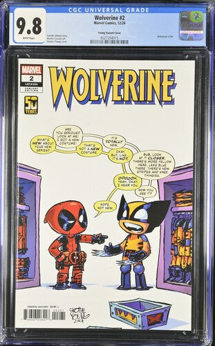 Wolverine 2 Skottie Young Variant CGC 9.8 (Copy)