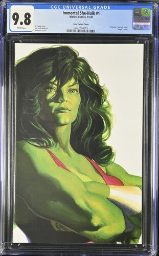 Immortal She-Hulk 1 Alex Ross Timeless Variant CGC 9.8