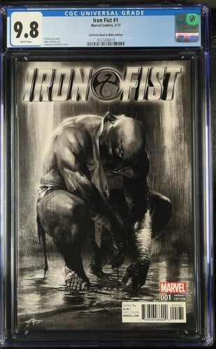 Iron Fist 1 Dell'Otto BW Variant CGC 9.8