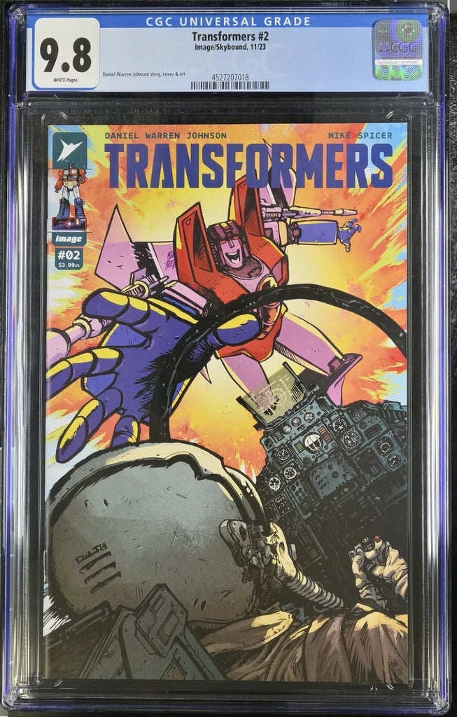 Transformers 2 Cover A CGC 9.8