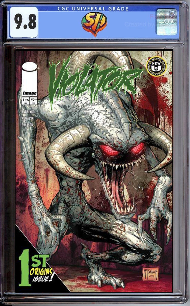 Violator Origin 1 Cover C McFarlane CGC 9.8 Pre-Sale