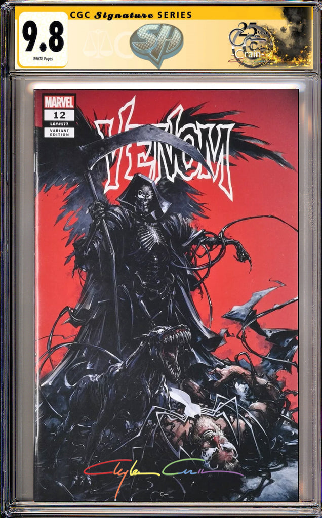 Venom 12 Clayton Crain Variant CGC 9.8 SS