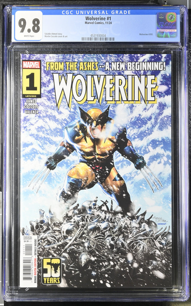 Wolverine 1 Cover A CGC 9.8