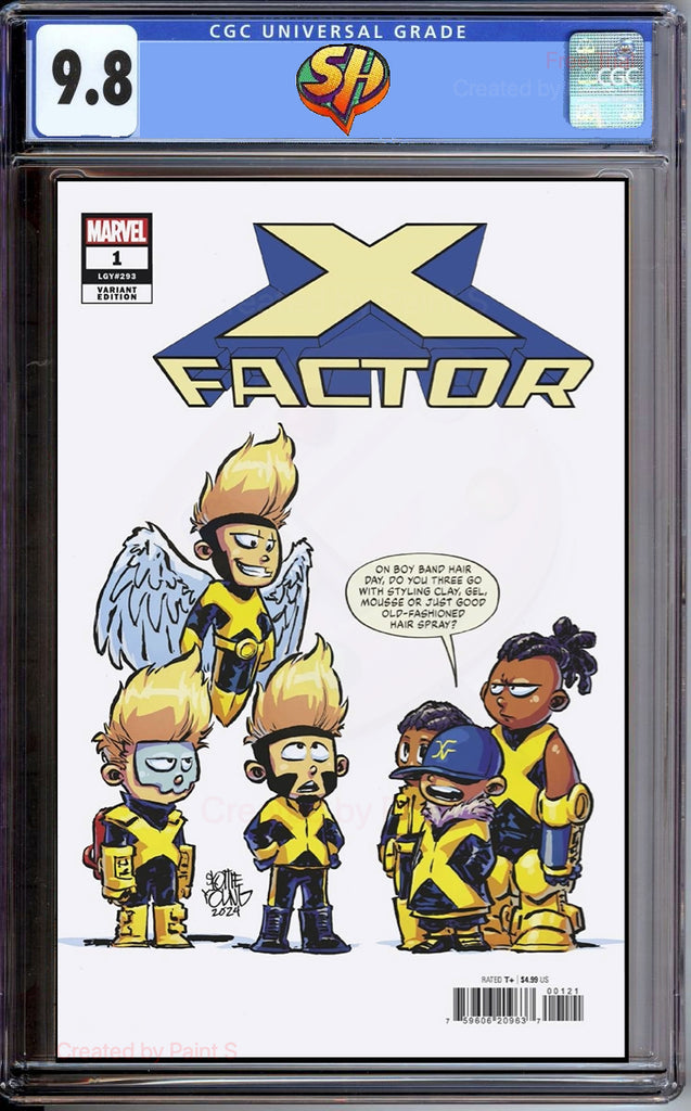 X-Factor 1 Skottie Young Variant CGC 9.8 Pre-Sale