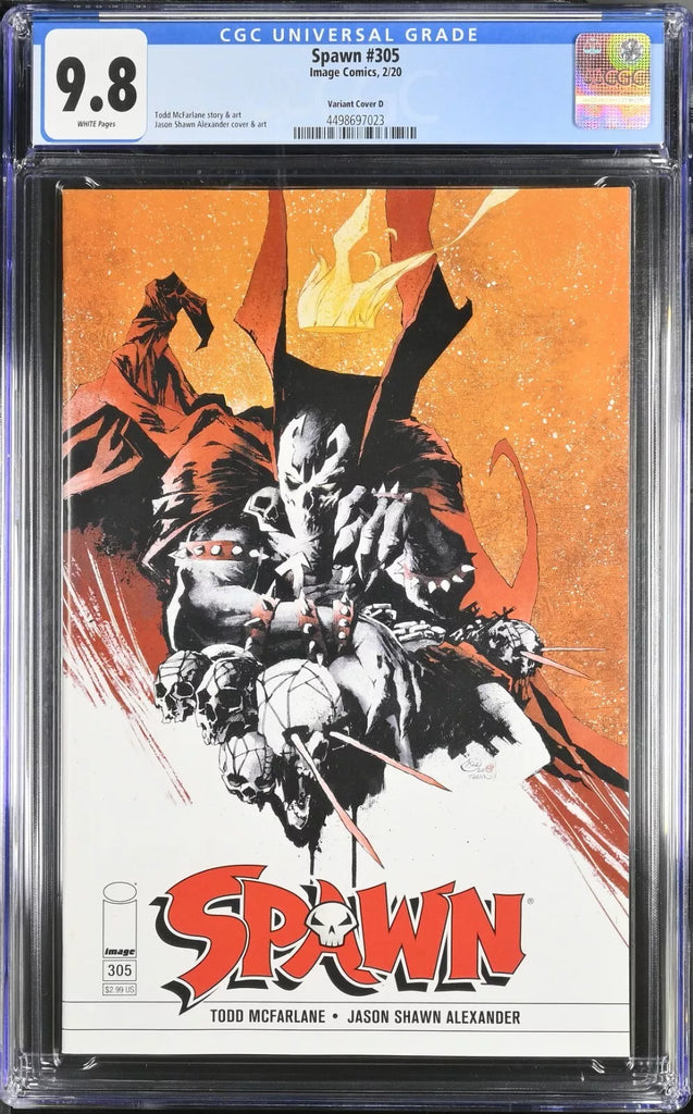 Spawn 305 Cover D Alexander CGC 9.8